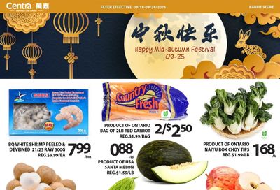 Centra Foods (Barrie) Flyer September 18 to 24