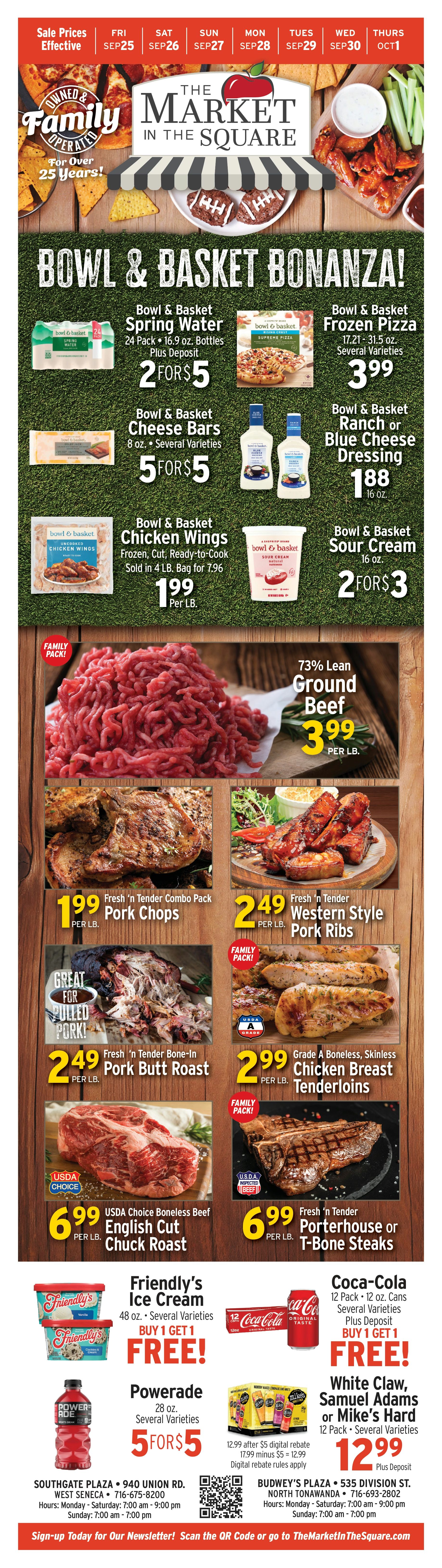 The Market in the Square Weekly Ad September 25 - October 1, 2026