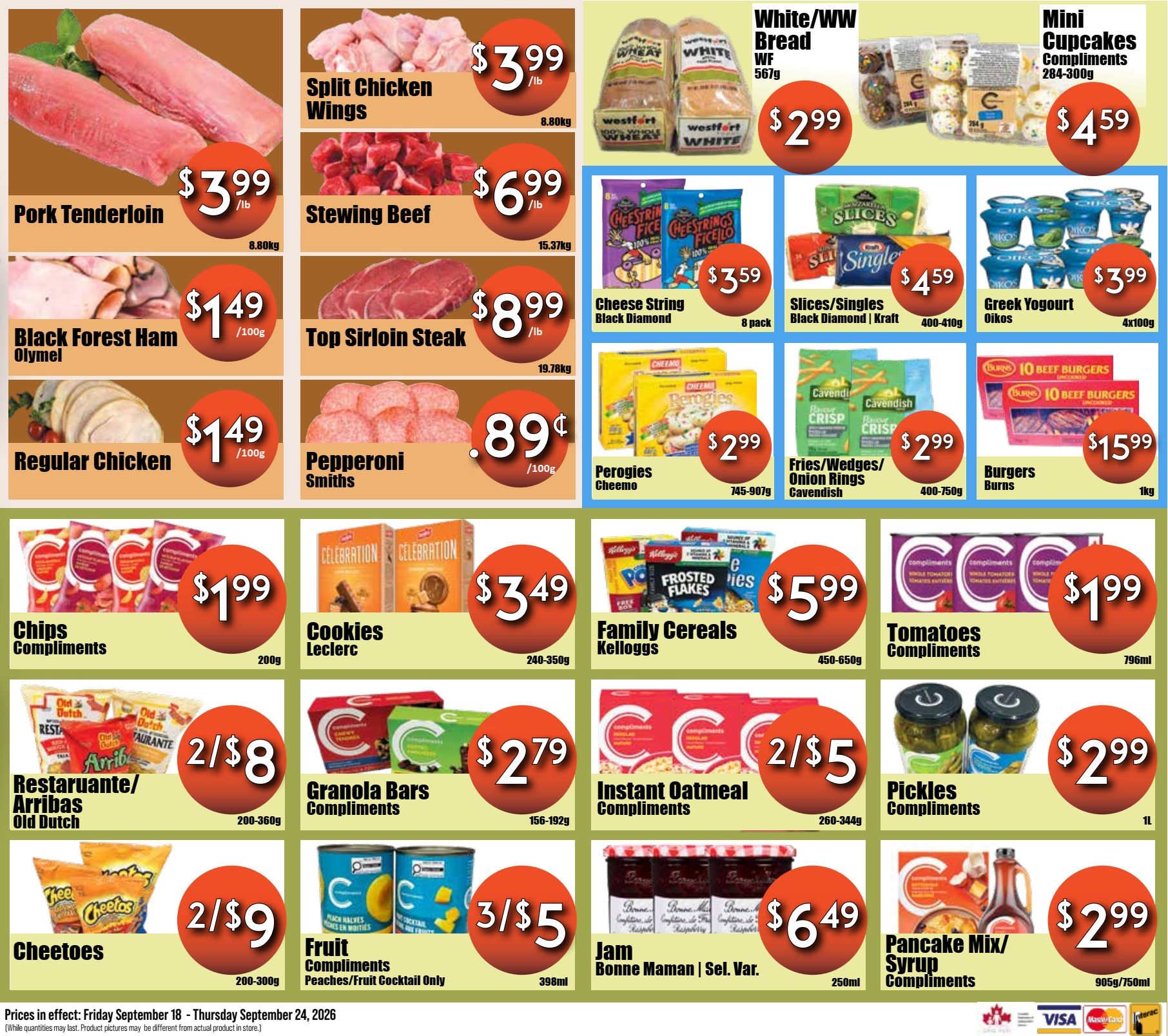 Westfort Foods Flyer September 18 to 24