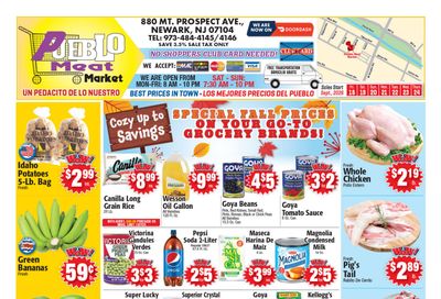 Pueblo Meat Market (880 Mt. Prospect Avenue, Newark, NJ) Weekly Ad September 17 - 23, 2026