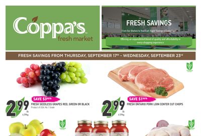 Coppa's Fresh Market Flyer September 17 to 23