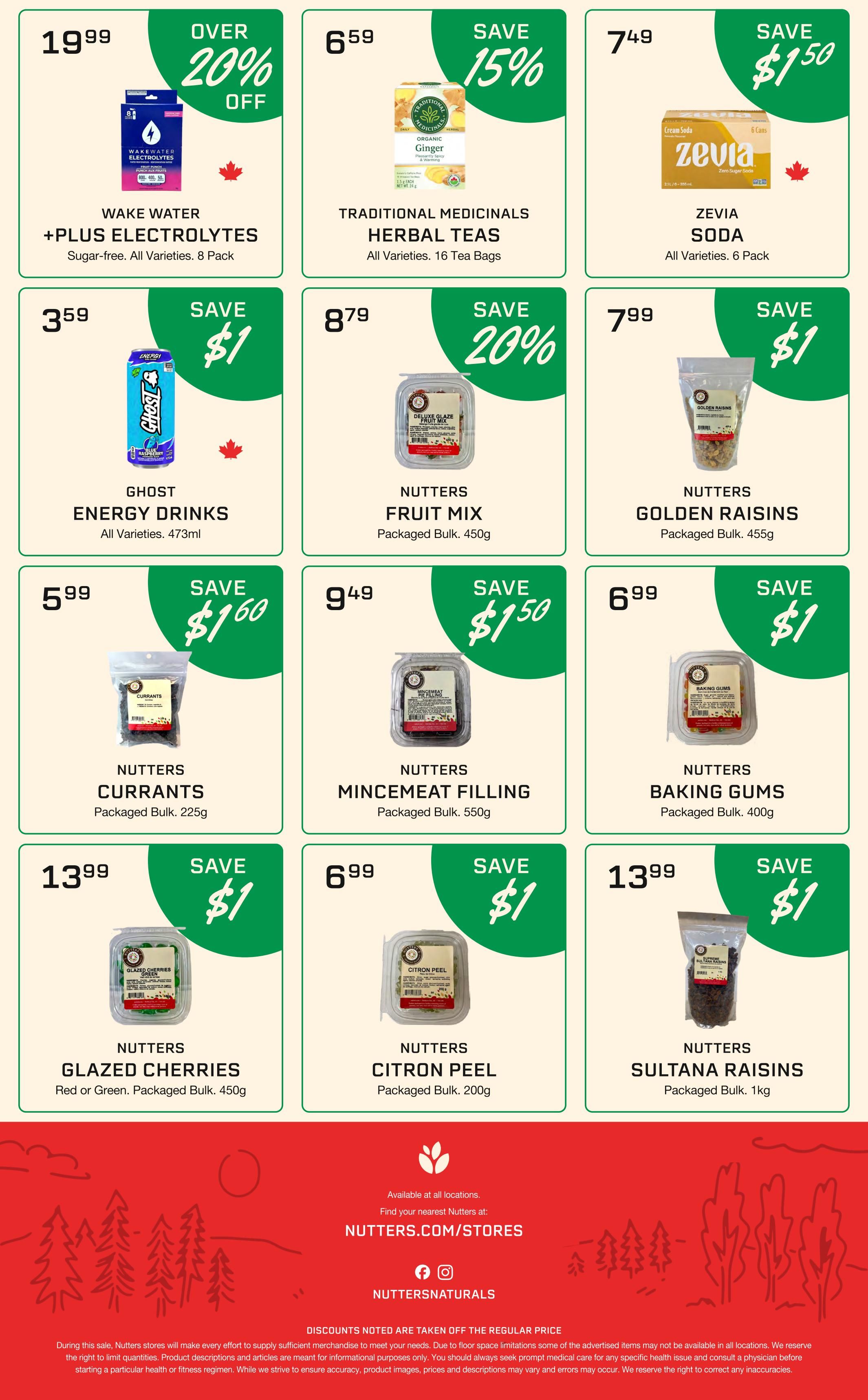 Nutters Everyday Naturals Flyer September 17 to 26