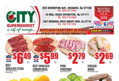 City Supermarkets Weekly Ad September 18 - October 1, 2026