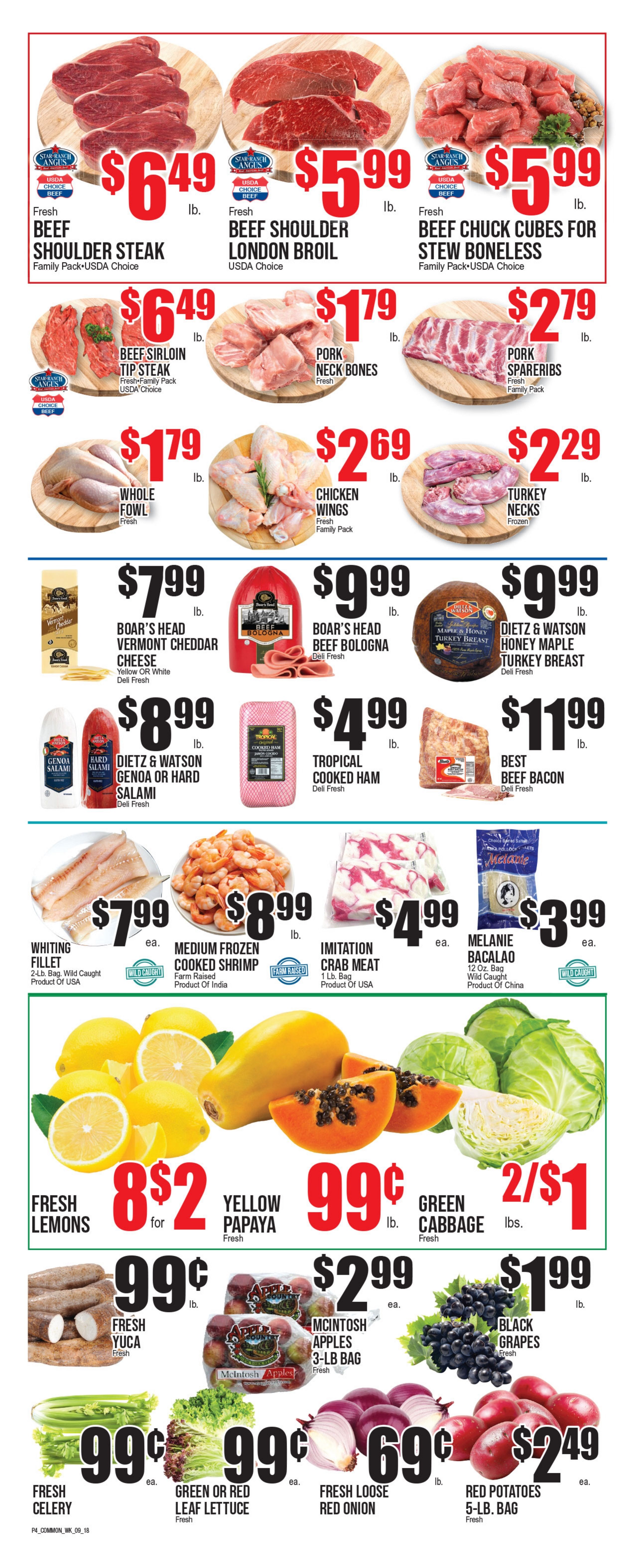 City Supermarkets Weekly Ad September 18 - October 1, 2026
