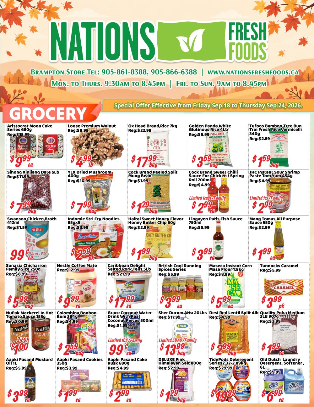 Nations Fresh Foods (Brampton) Flyer September 18 to 24