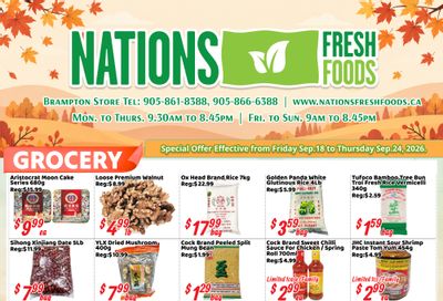 Nations Fresh Foods (Brampton) Flyer September 18 to 24
