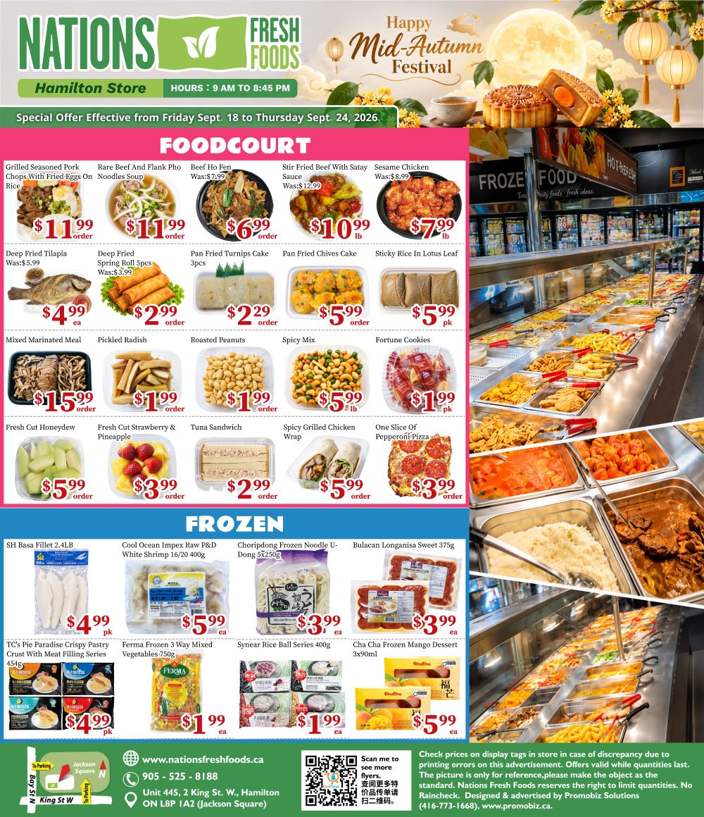 Nations Fresh Foods (Hamilton) Flyer September 18 to 24