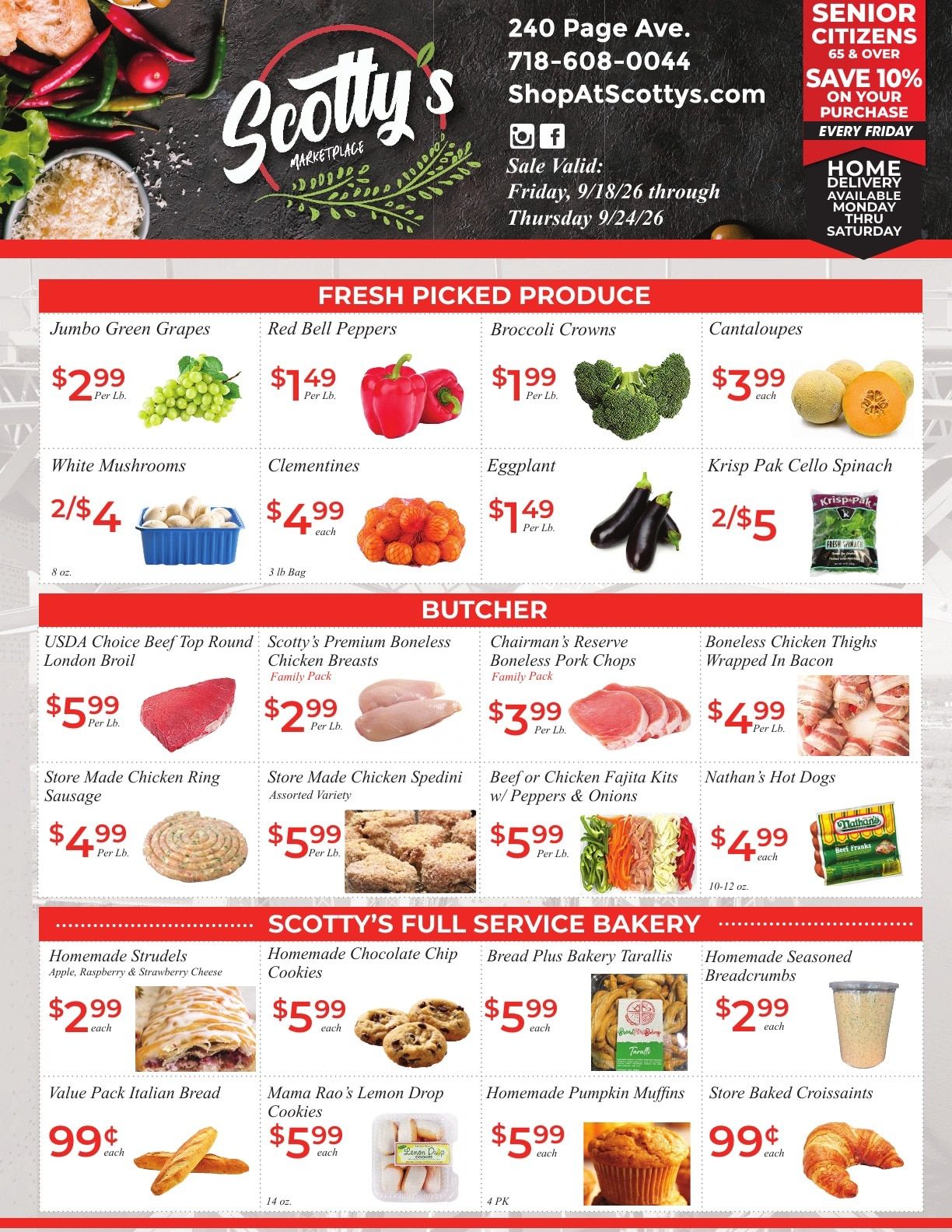 Scotty's Marketplace Weekly Ad September 18 - 24, 2026