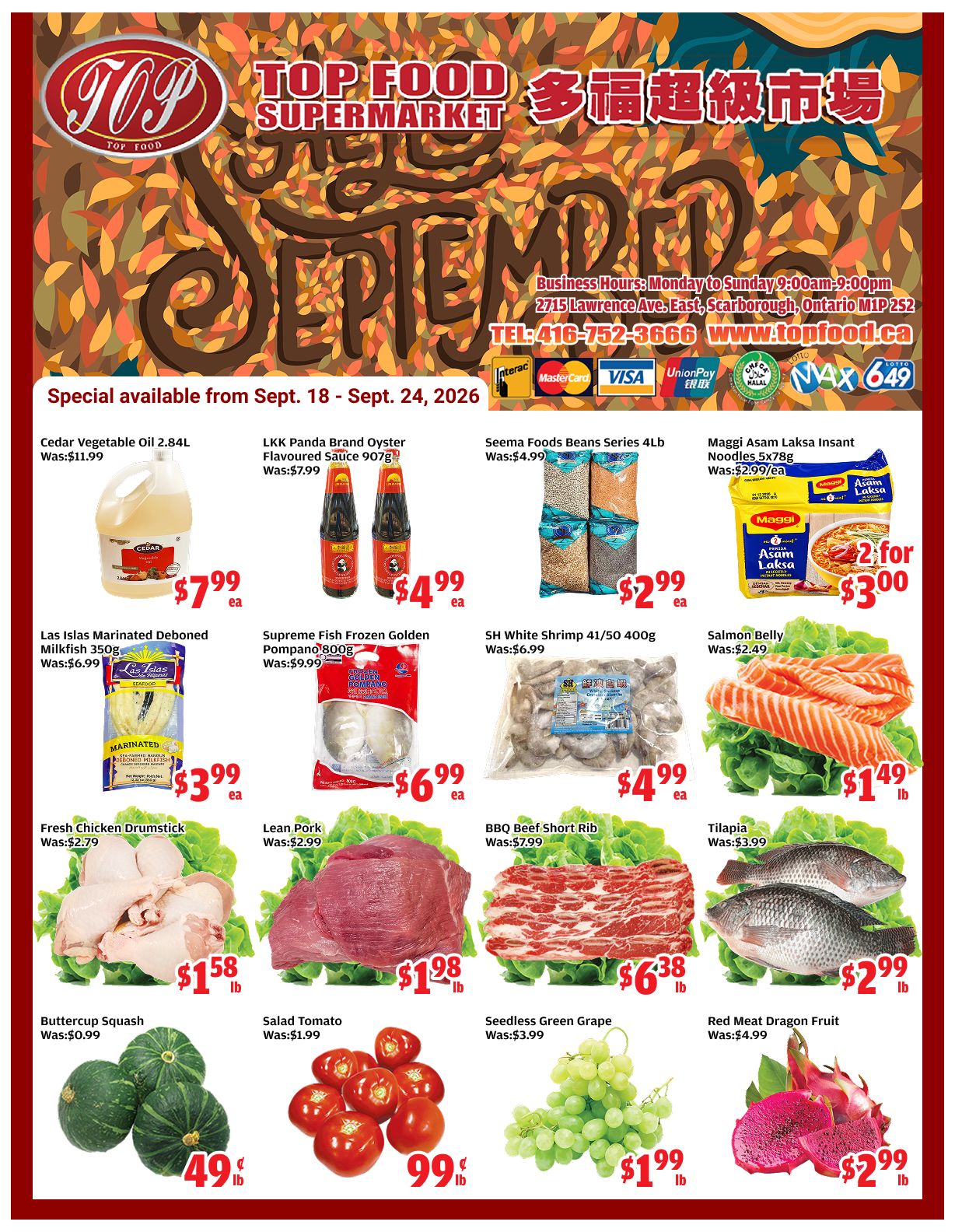 Top Food Supermarket Flyer September 18 to 24