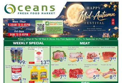 Oceans Fresh Food Market (Brampton) Flyer September 18 to 24