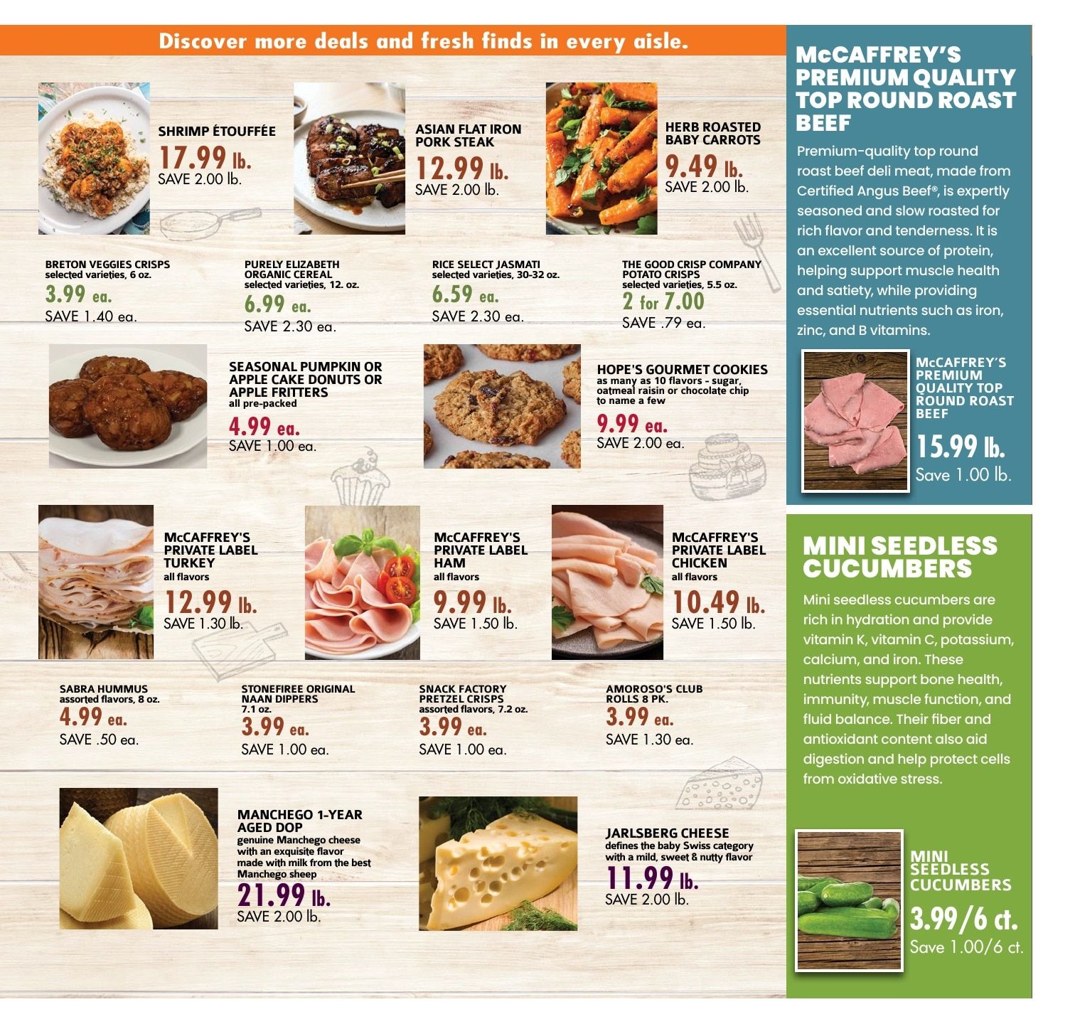 McCaffrey's Food Markets Weekly Ad September 18 - October 1, 2026