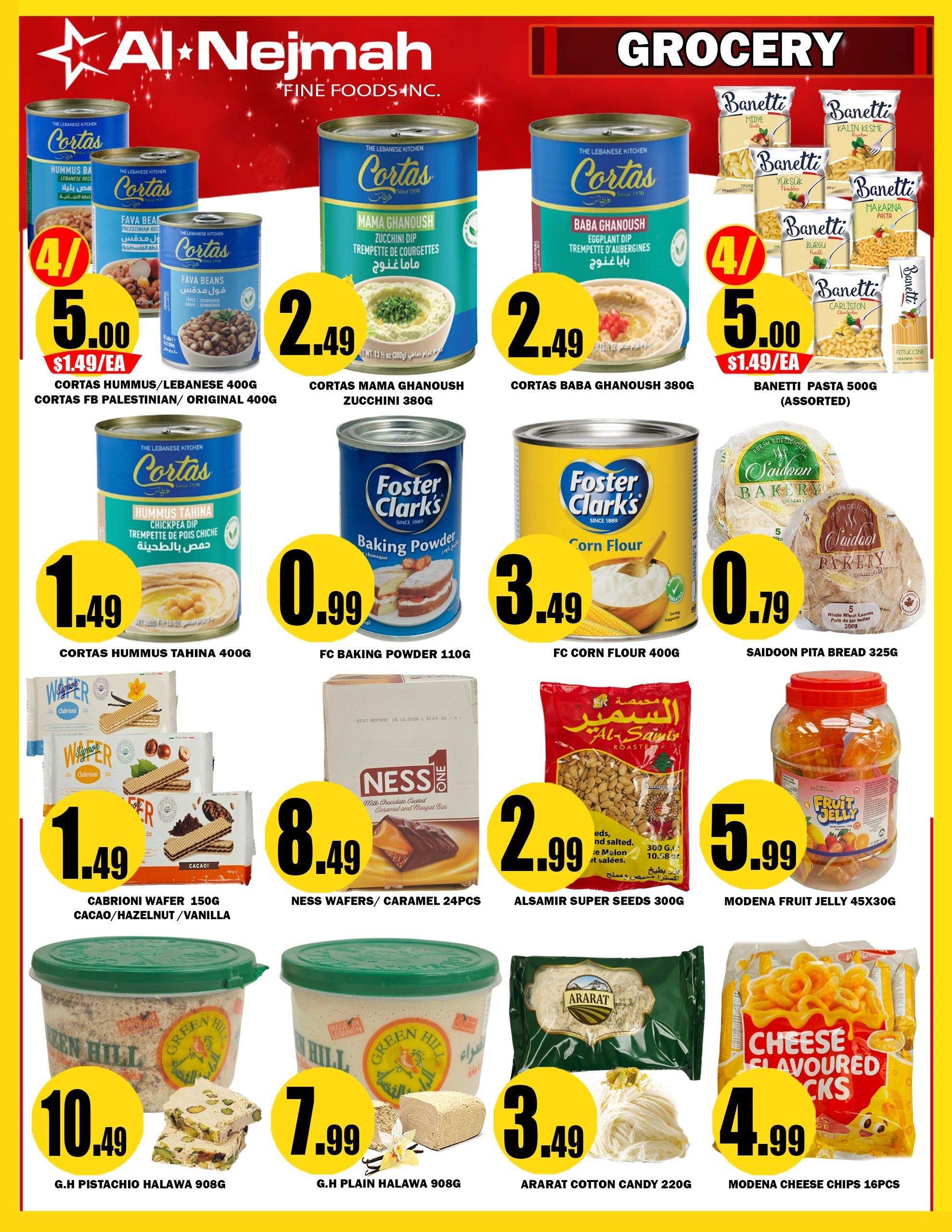 Alnejmah Fine Foods Inc. Flyer September 18 to 24
