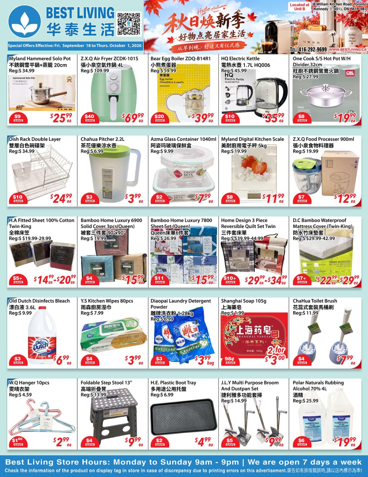 Best Living Flyer September 18 to October 1