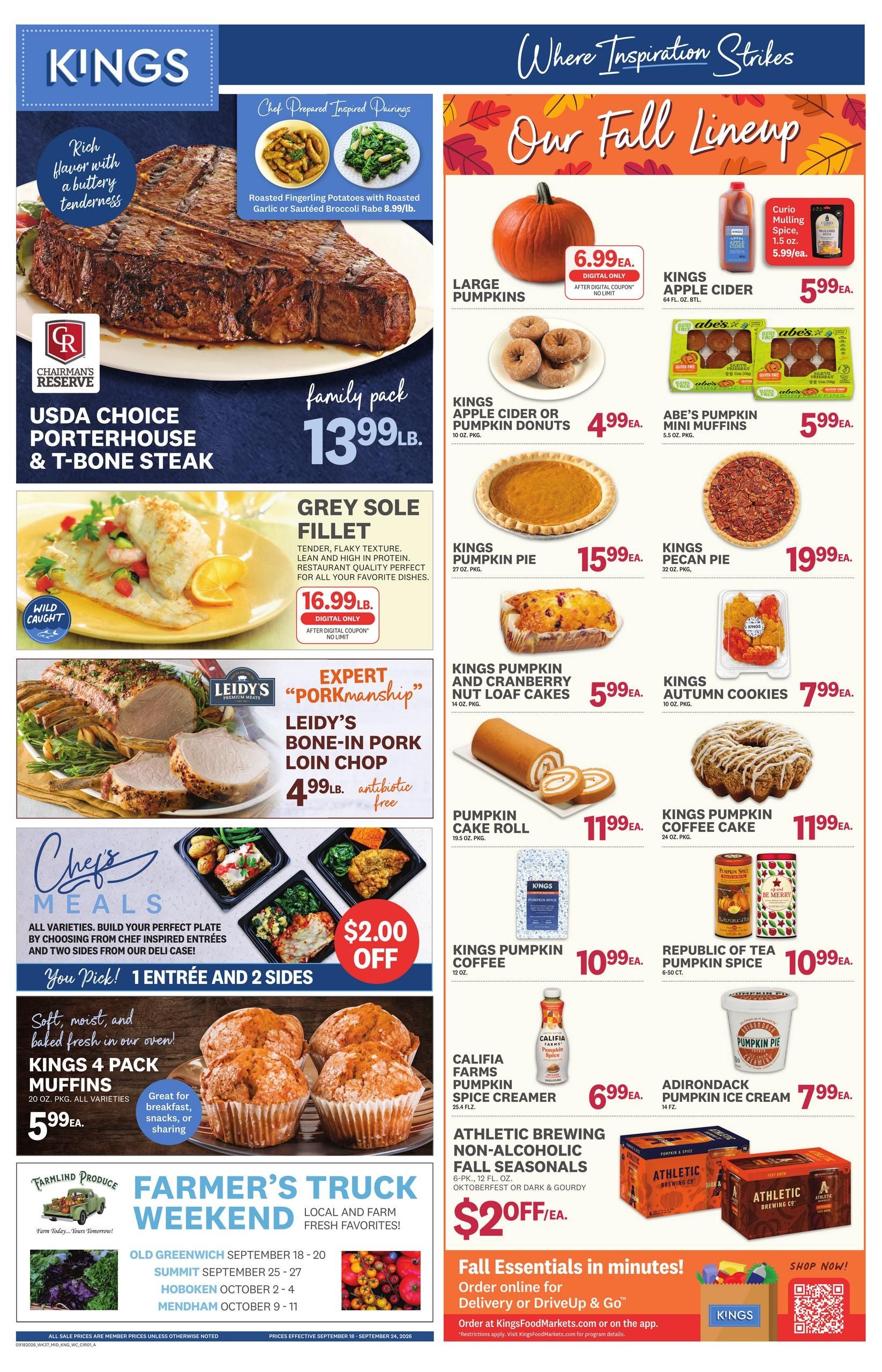 Kings Food Markets (Stamford Area, CT) Weekly Ad September 18 - 24, 2026