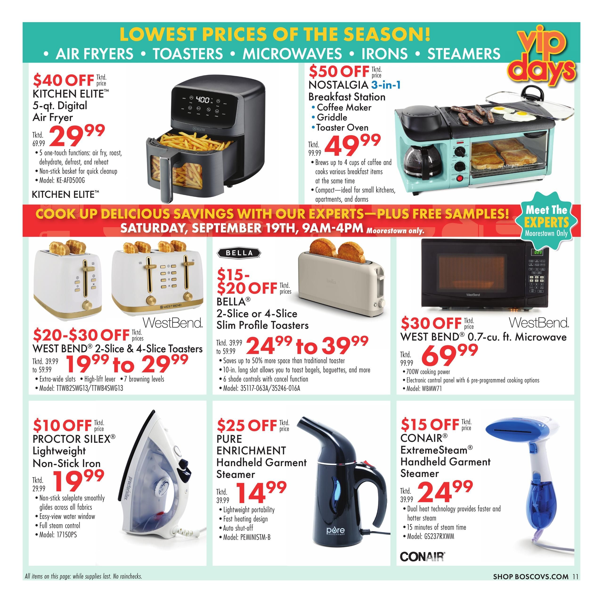 Boscov's (Bridgeport Area, CT) Boscov’s Weekly Weekly Ad September 17 - 19, 2026
