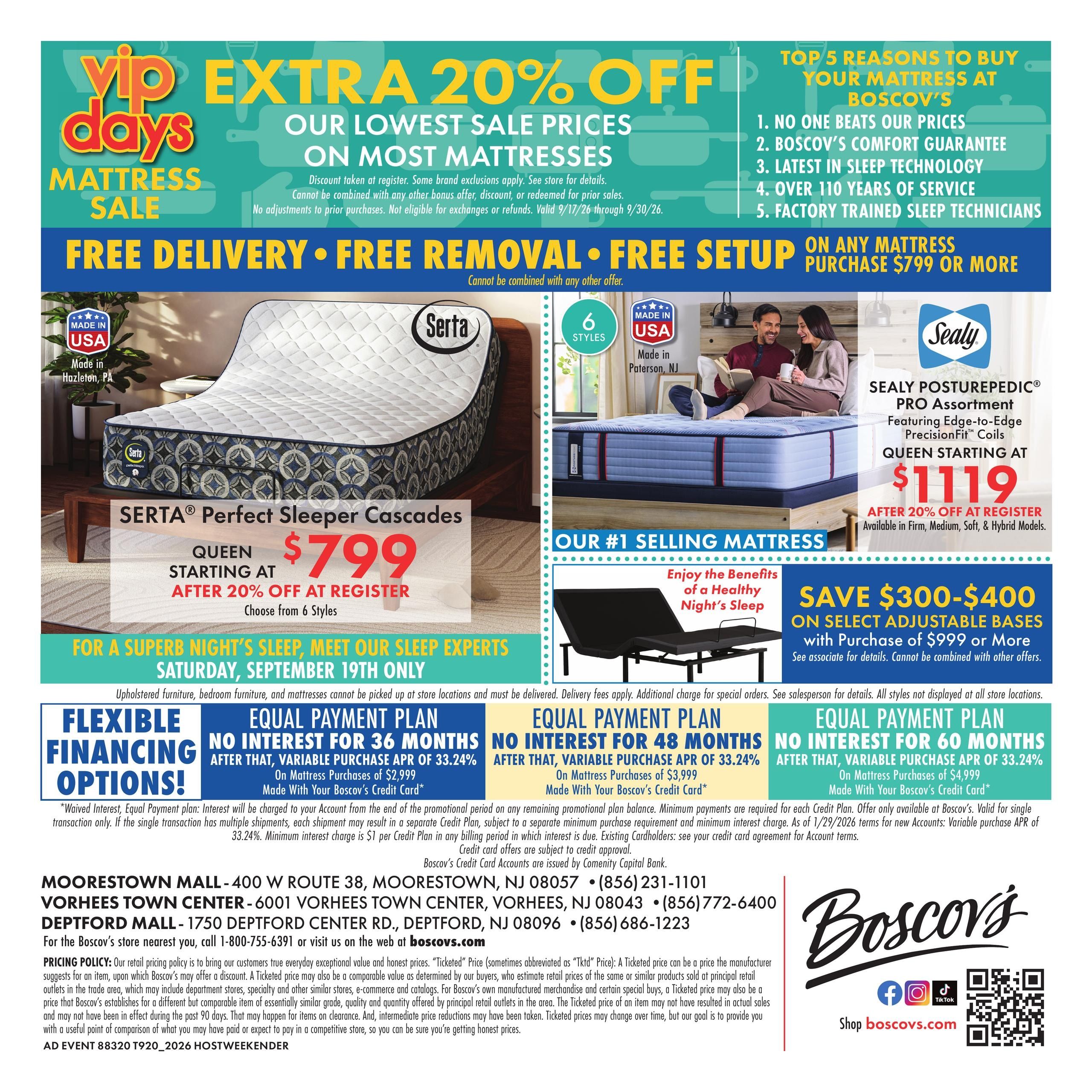 Boscov's (Bridgeport Area, CT) Boscov’s Weekly Weekly Ad September 17 - 19, 2026
