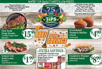 Tops Marketplace Weekly Ad September 18 - 24, 2026
