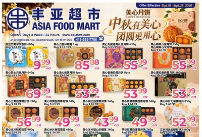 Asia Food Mart Flyer September 18 to 24