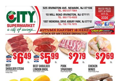 City Supermarket Weekly Ad September 18 - October 1, 2026