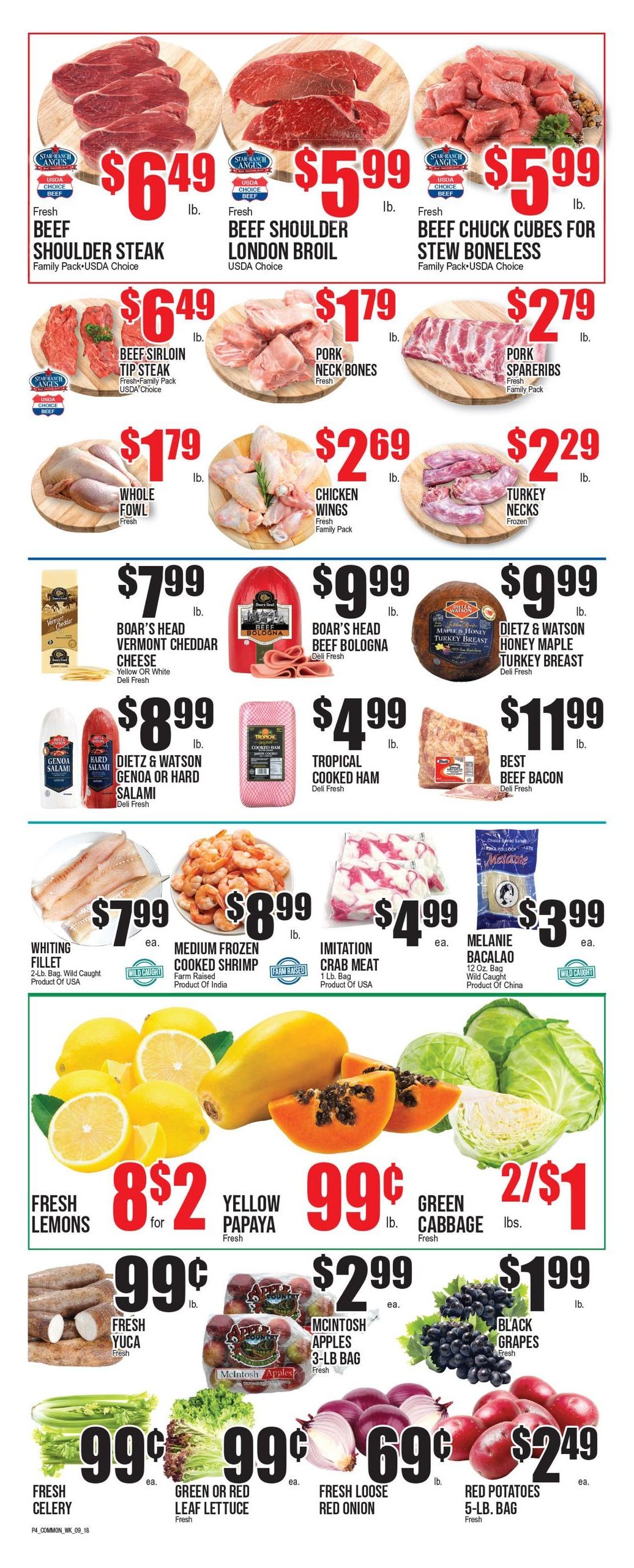 City Supermarket Weekly Ad September 18 - October 1, 2026