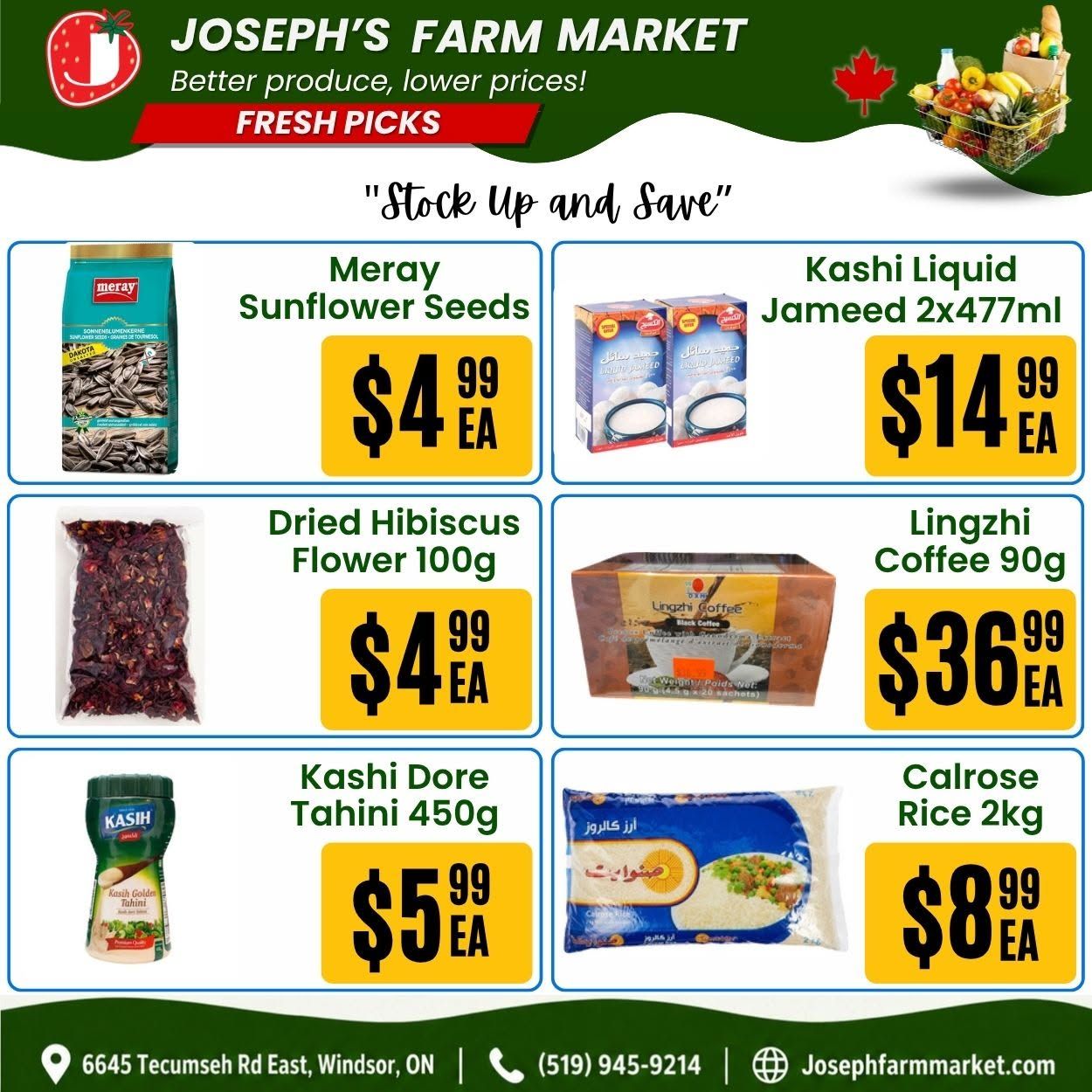 Joseph's Farm Market Flyer September 18 to 23