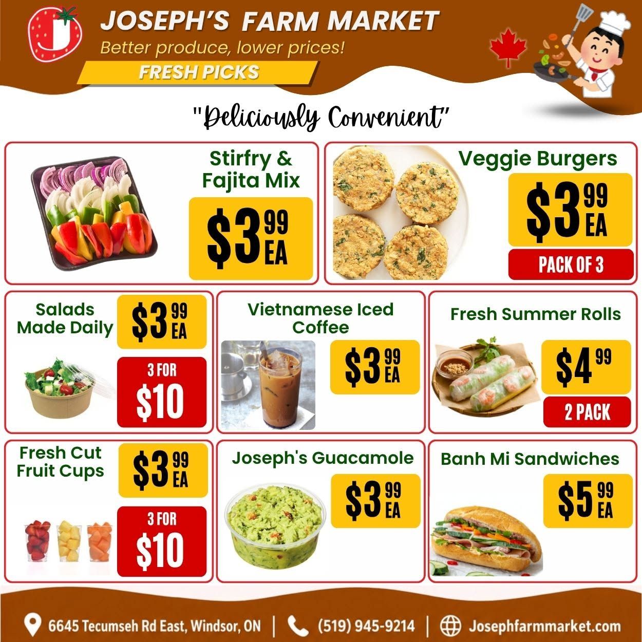Joseph's Farm Market Flyer September 18 to 23