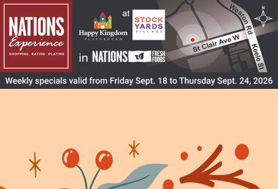 Nations Fresh Foods (Toronto) Flyer September 18 to 24