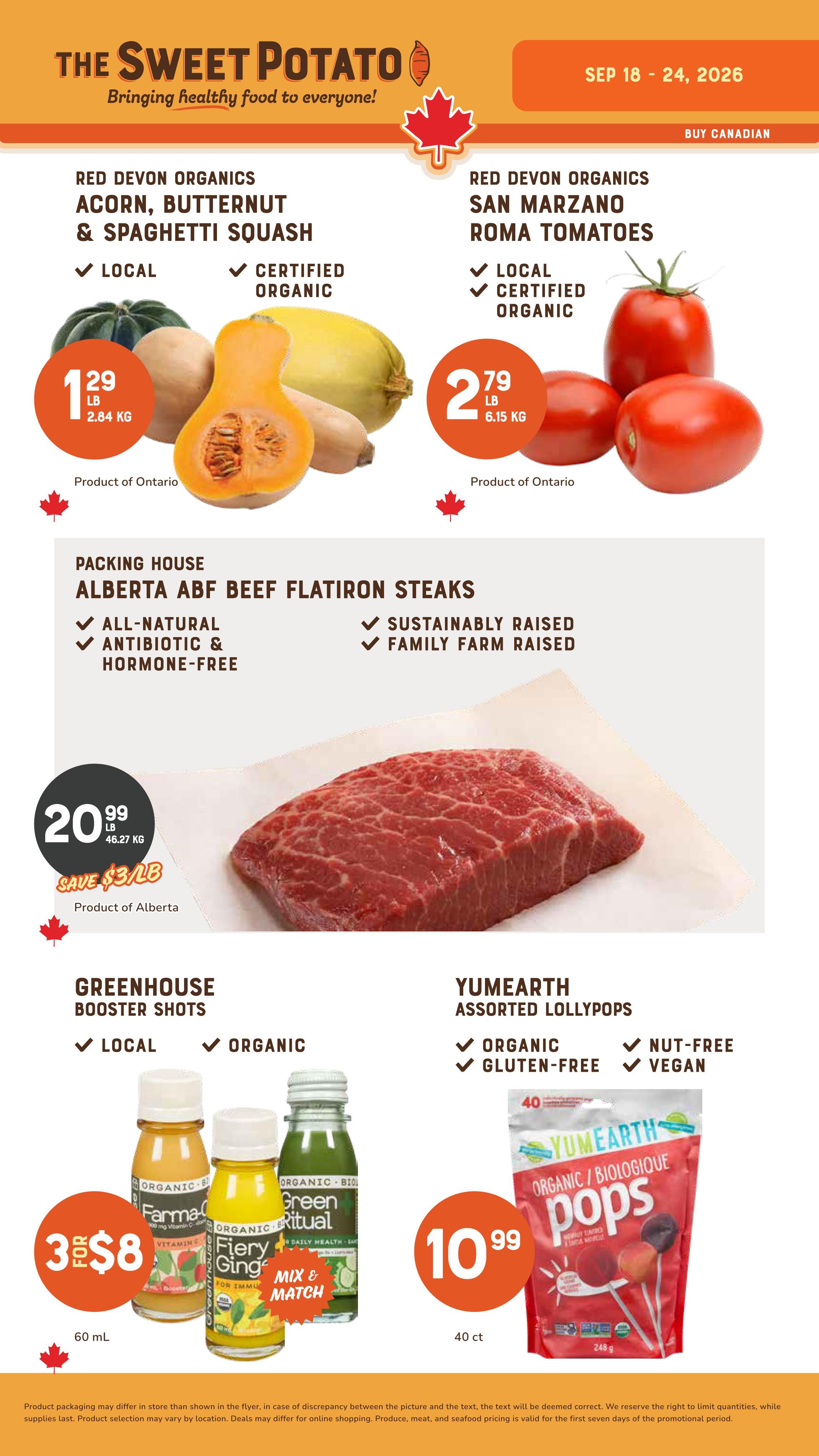 The Sweet Potato Flyer September 18 to 24