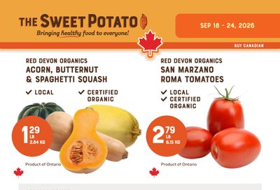 The Sweet Potato Flyer September 18 to 24