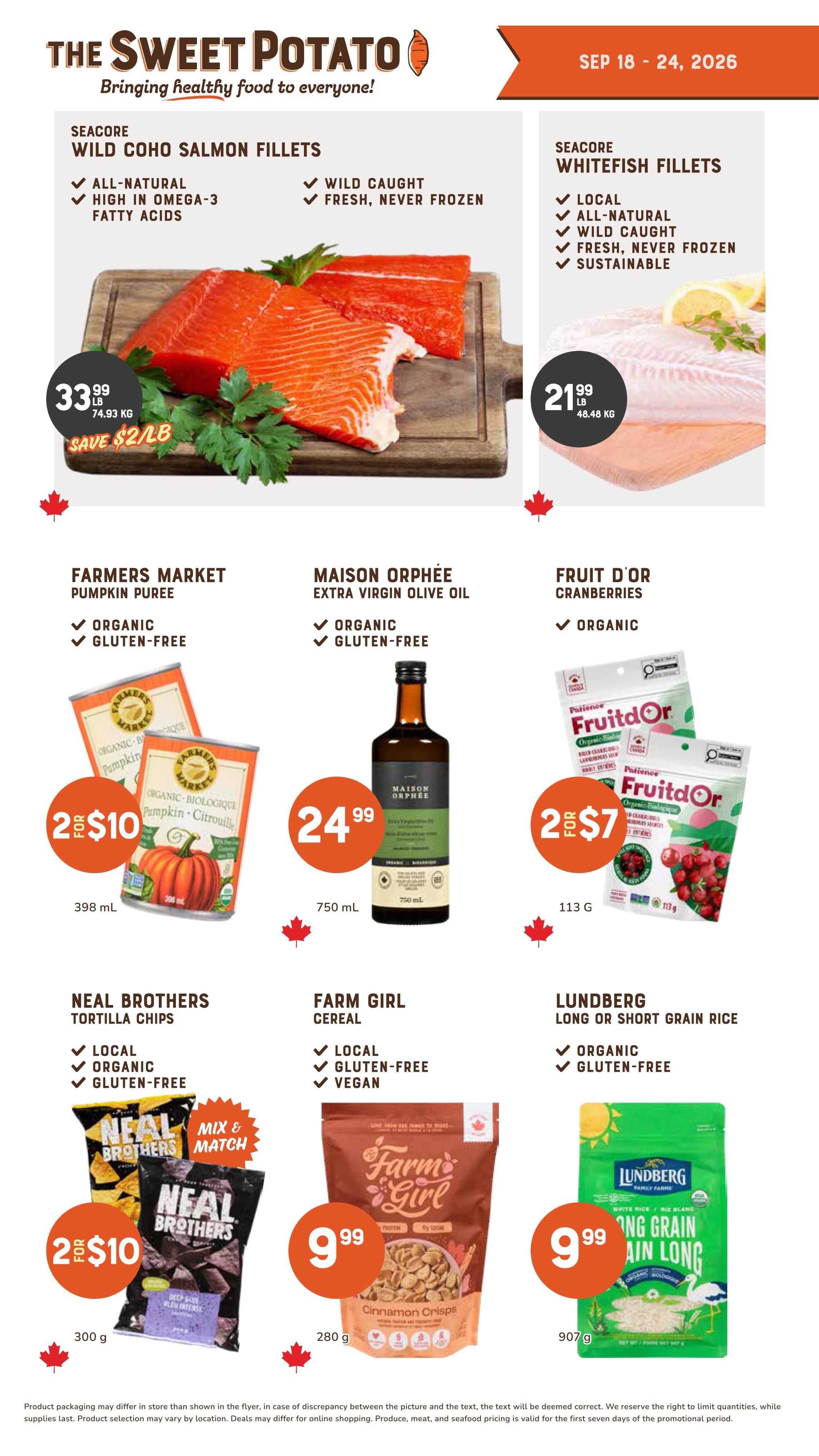 The Sweet Potato Flyer September 18 to 24