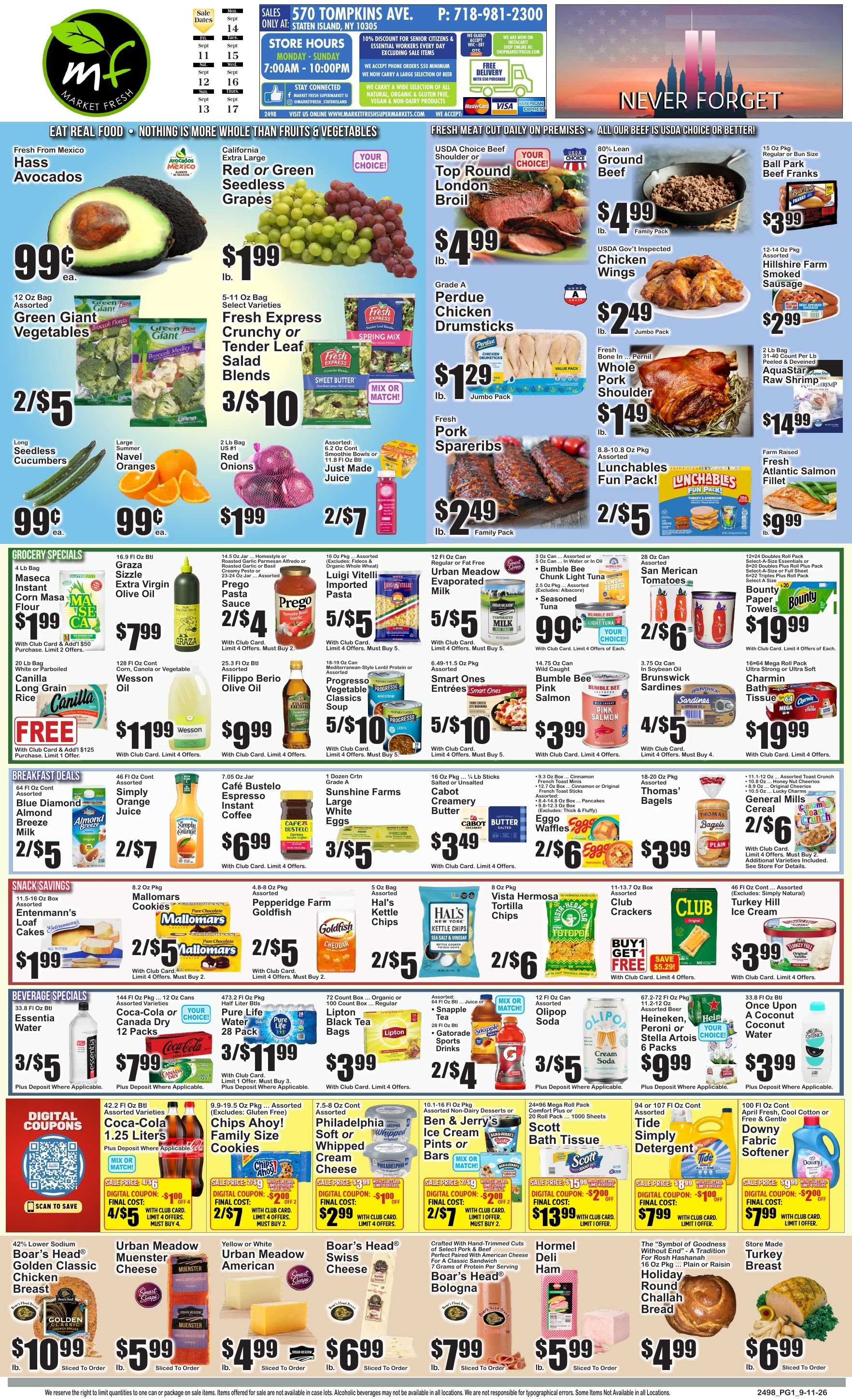 Market Fresh Supermarkets Weekly Ad September 18 - 24, 2026
