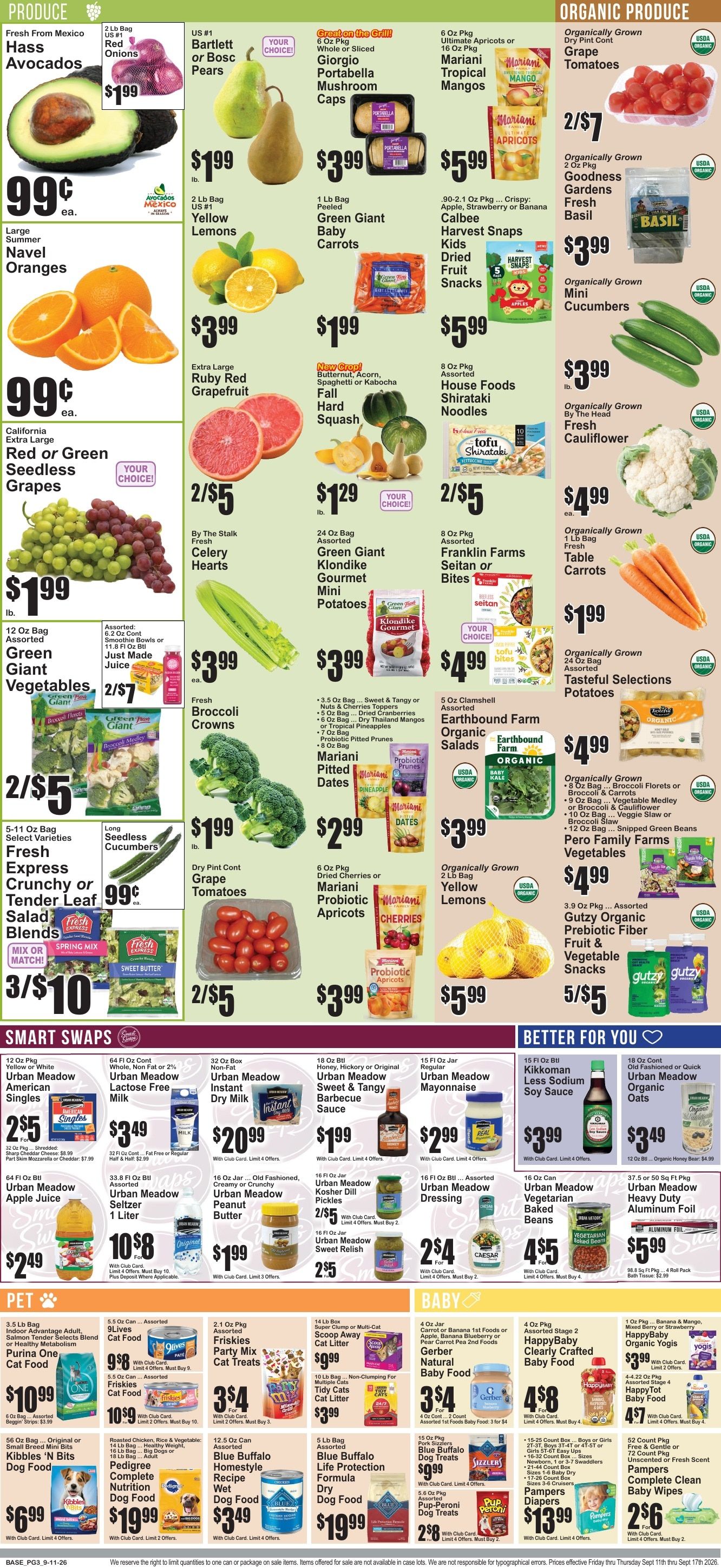 Market Fresh Supermarkets Weekly Ad September 18 - 24, 2026