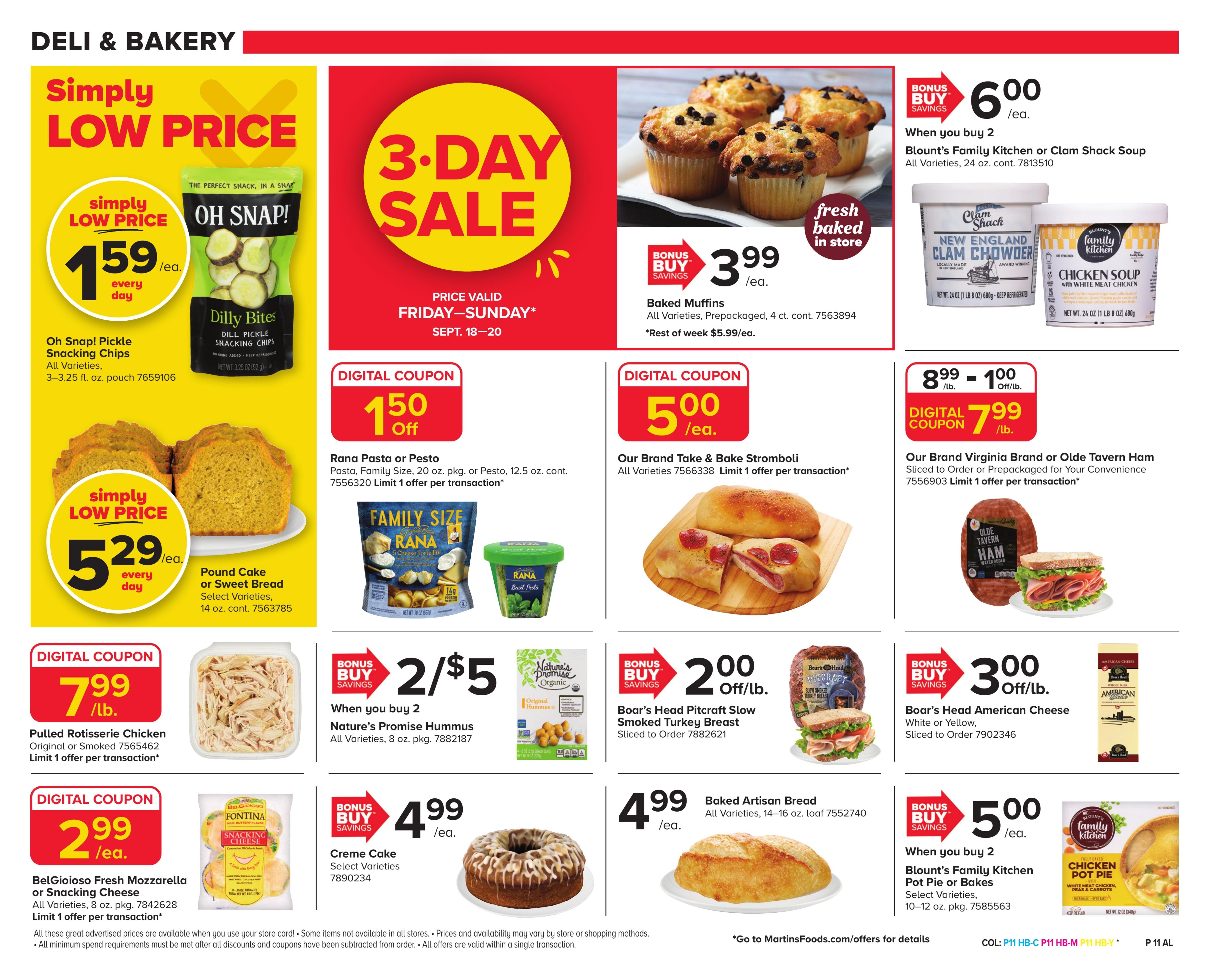 Martin's Food Market (Martinsburg Area, WV) Weekly Ad September 18 - 24, 2026