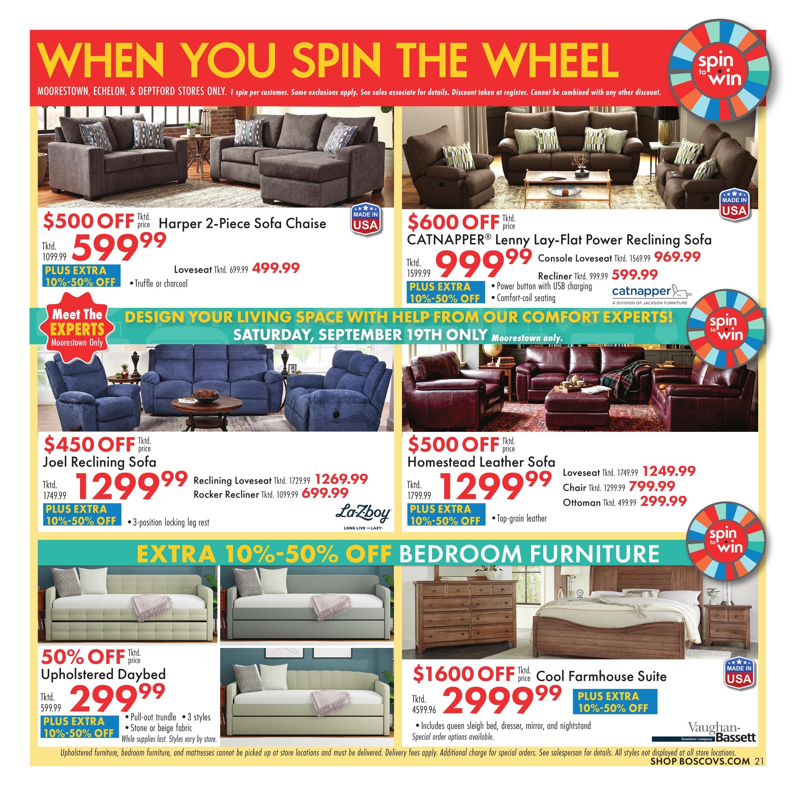 Boscov's (Haddonfield Area, NJ) Boscov’s Weekly Weekly Ad September 17 - 19, 2026