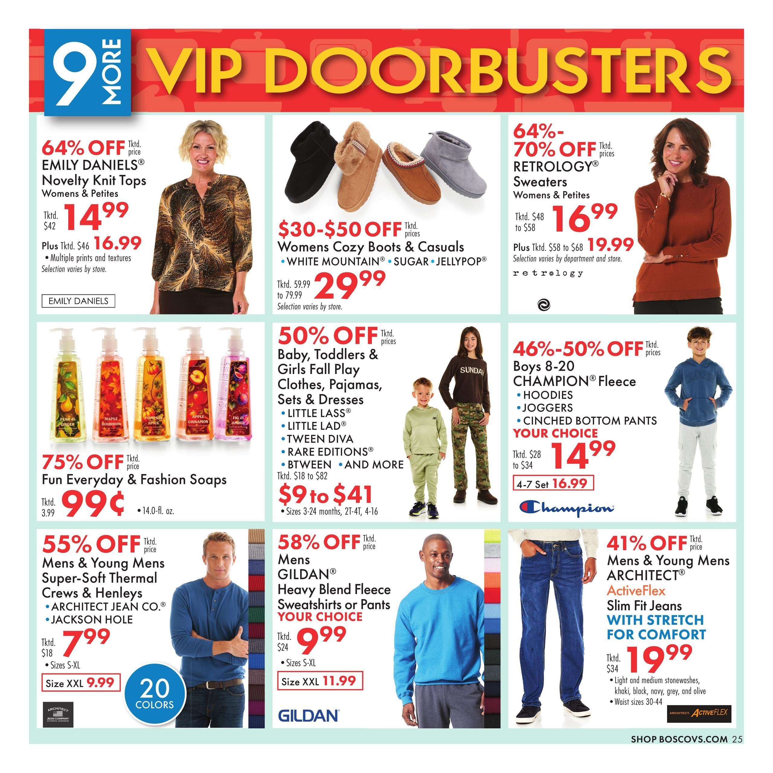 Boscov's (Haddonfield Area, NJ) Boscov’s Weekly Weekly Ad September 17 - 19, 2026