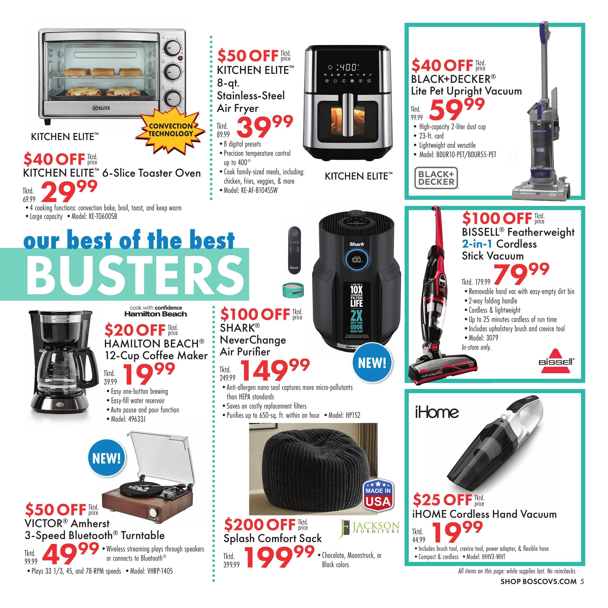 Boscov's (Haddonfield Area, NJ) Boscov’s Weekly Weekly Ad September 17 - 19, 2026