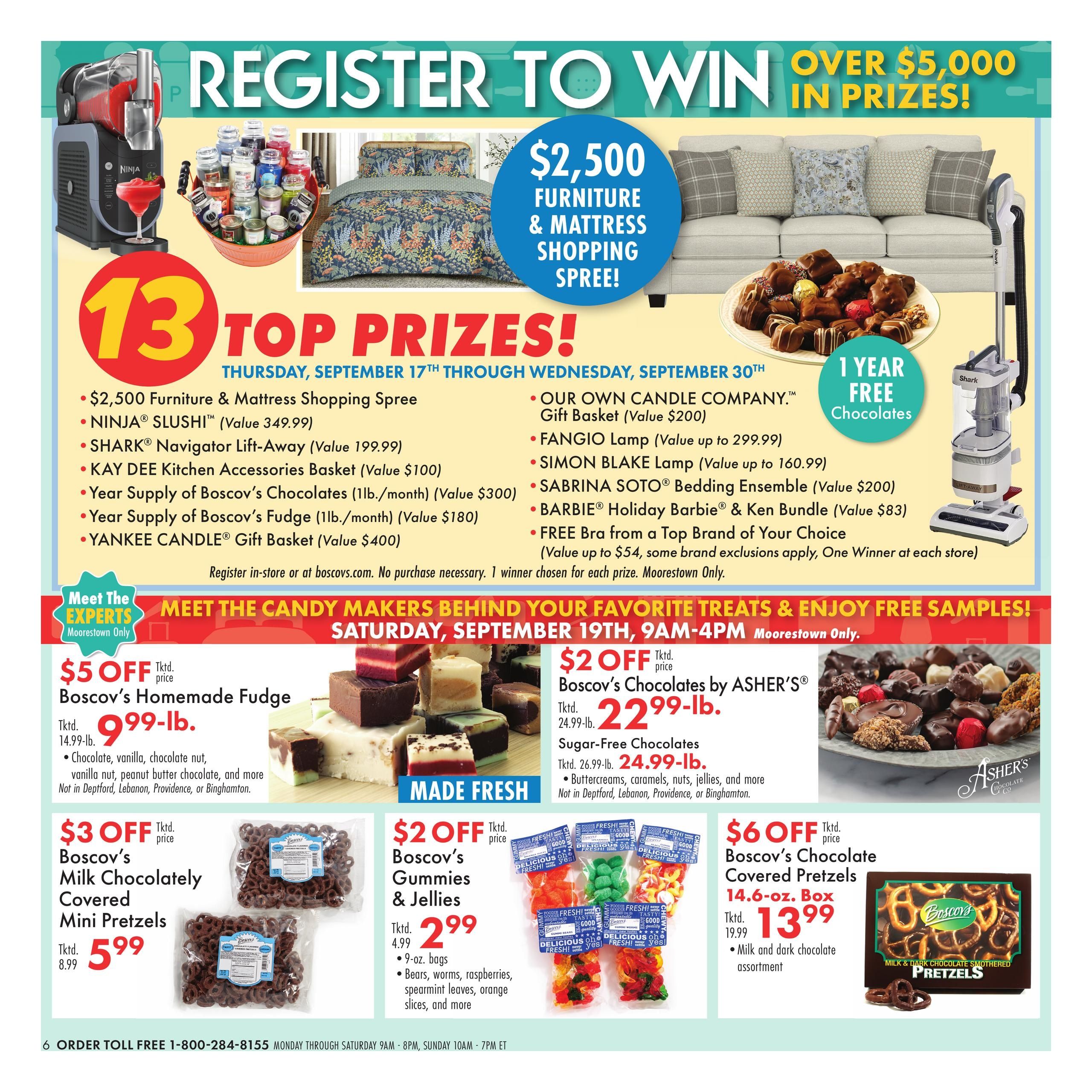 Boscov's (Haddonfield Area, NJ) Boscov’s Weekly Weekly Ad September 17 - 19, 2026