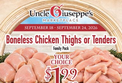 Uncle Giuseppe's Marketplace Weekly Ad September 18 - 24, 2026