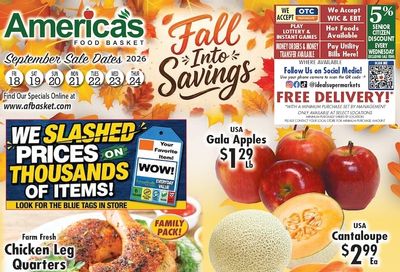 America's Food Basket (Connecticut, New York) Weekly Ad September 18 - 24, 2026