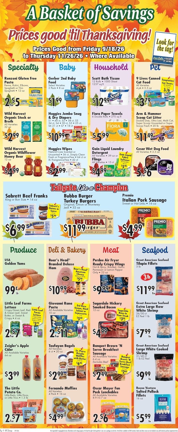 America's Food Basket (Connecticut, New York) Weekly Ad September 18 - 24, 2026