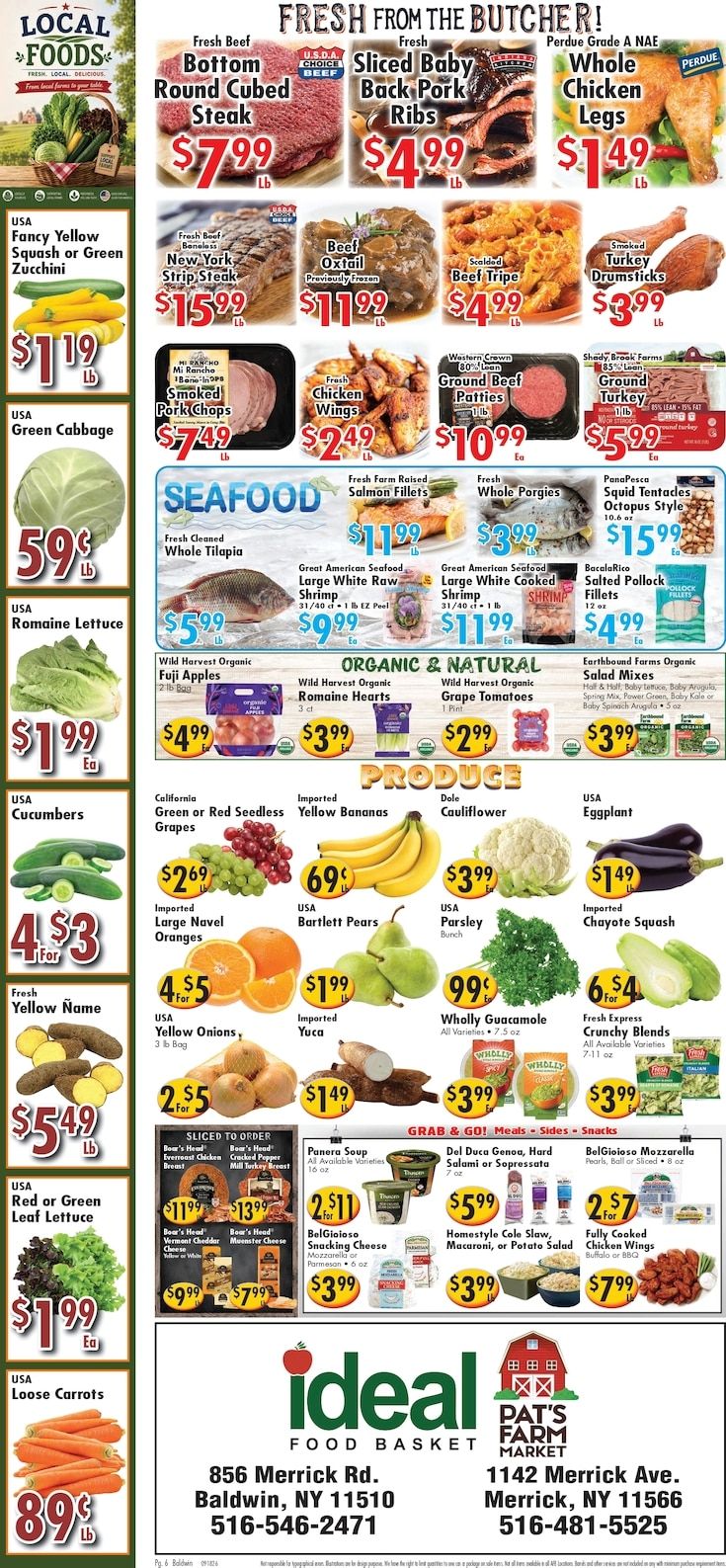 Ideal Food Basket (Baldwin, NY) Weekly Ad September 18 - 24, 2026
