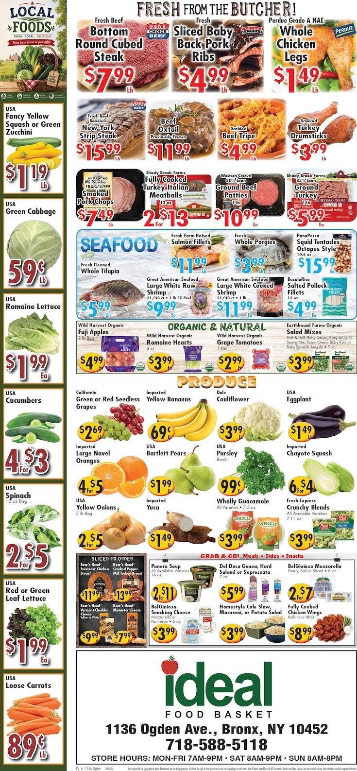 Ideal Food Basket (Bronx, NY) Weekly Ad September 18 - 24, 2026