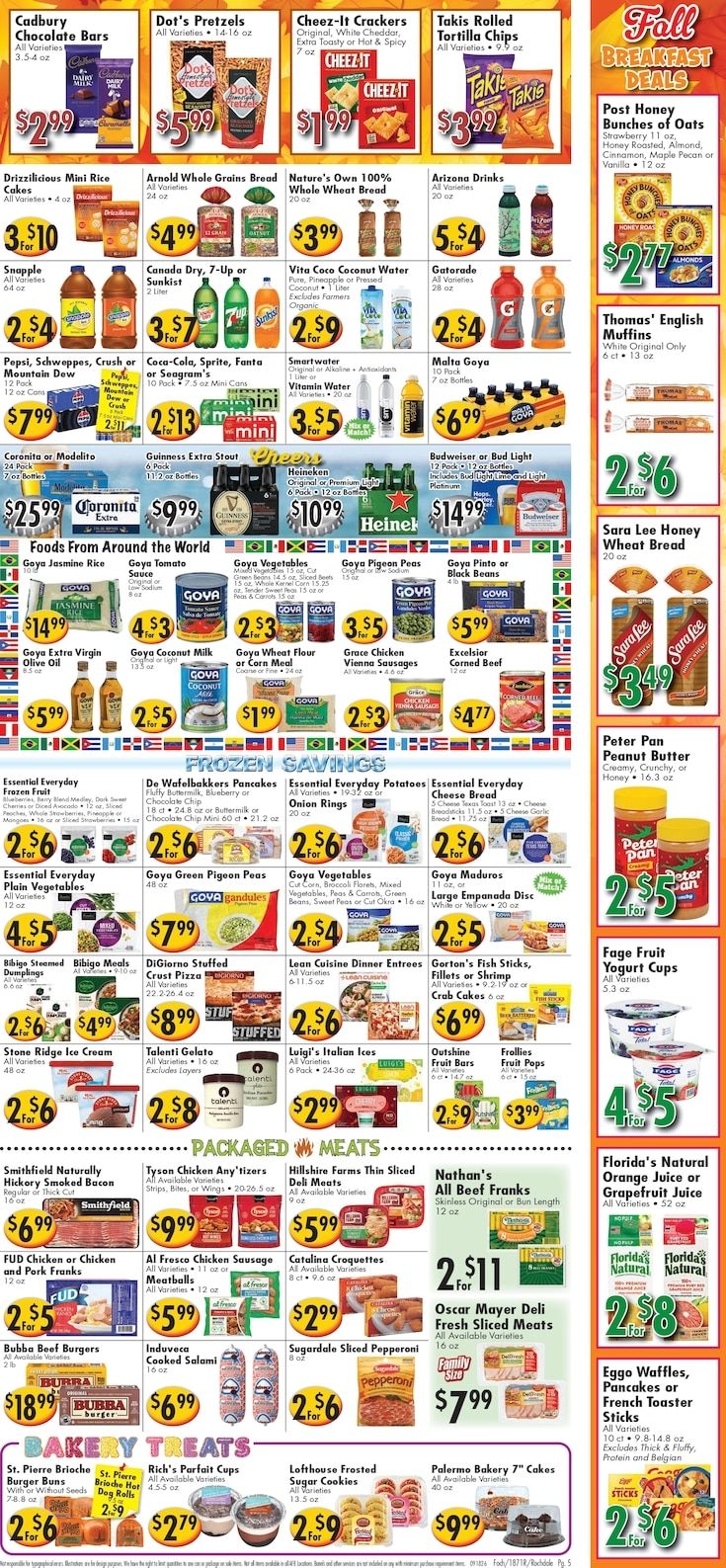 Ideal Food Basket (Brooklyn and Jamaica, NY) Weekly Ad September 18 - 24, 2026