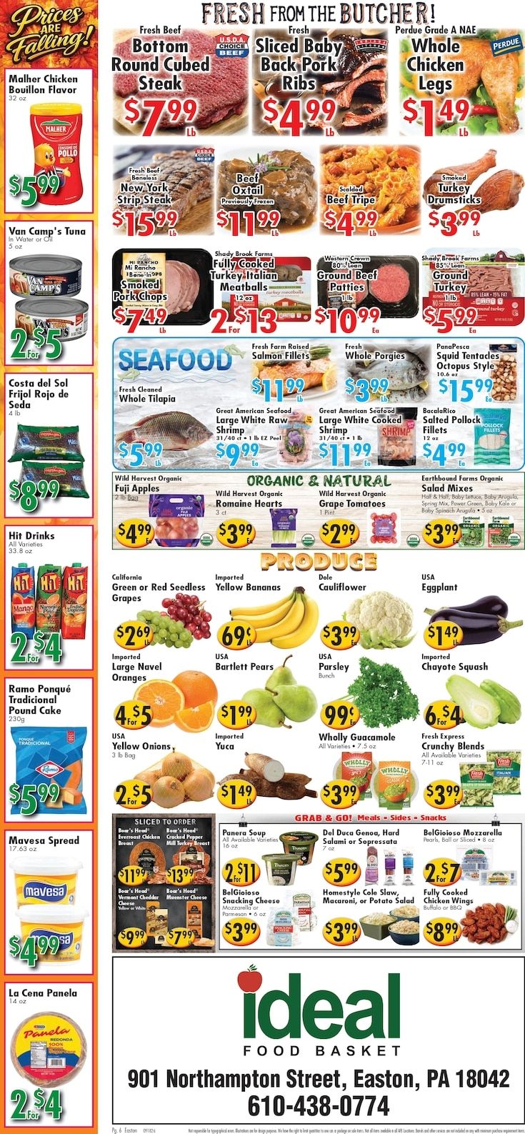 Ideal Food Basket (Easton, PA) Weekly Ad September 18 - 24, 2026