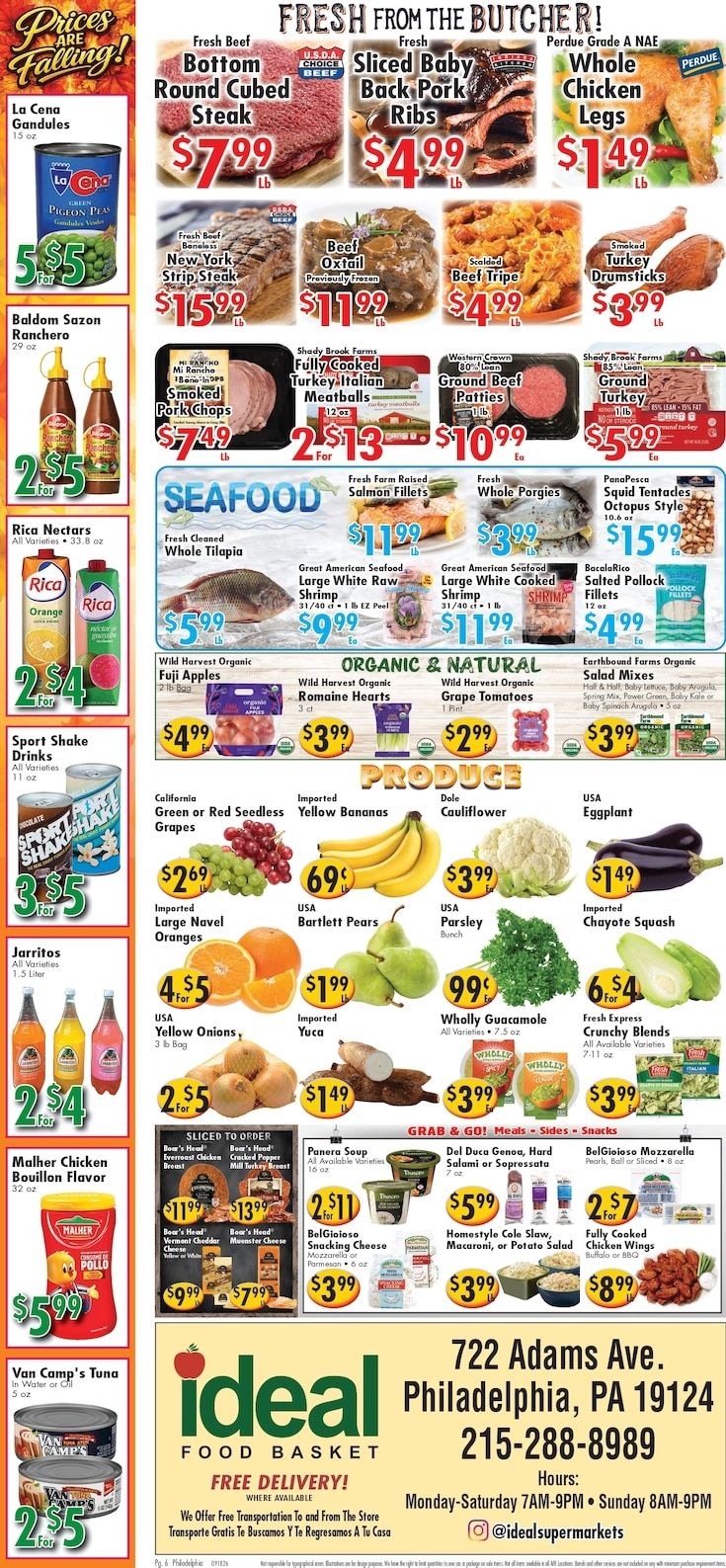 Ideal Food Basket (Philadelphia, PA) Weekly Ad September 18 - 24, 2026