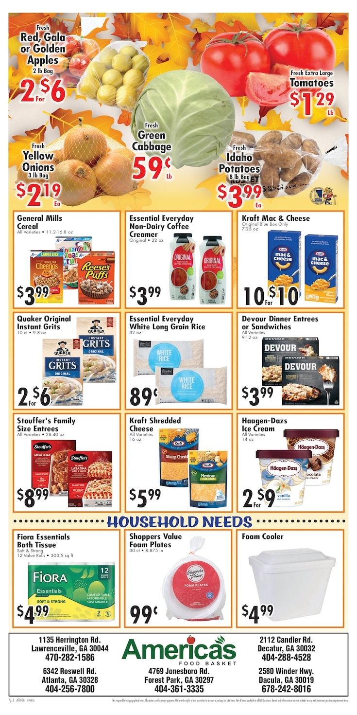 America's Food Basket (Georgia) Weekly Ad September 18 - 24, 2026