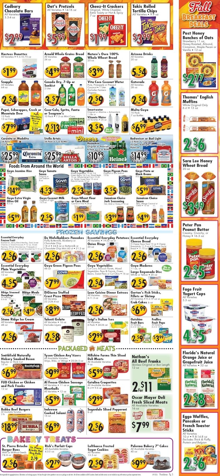 America's Food Basket (Rhode Island) Weekly Ad September 18 - 24, 2026