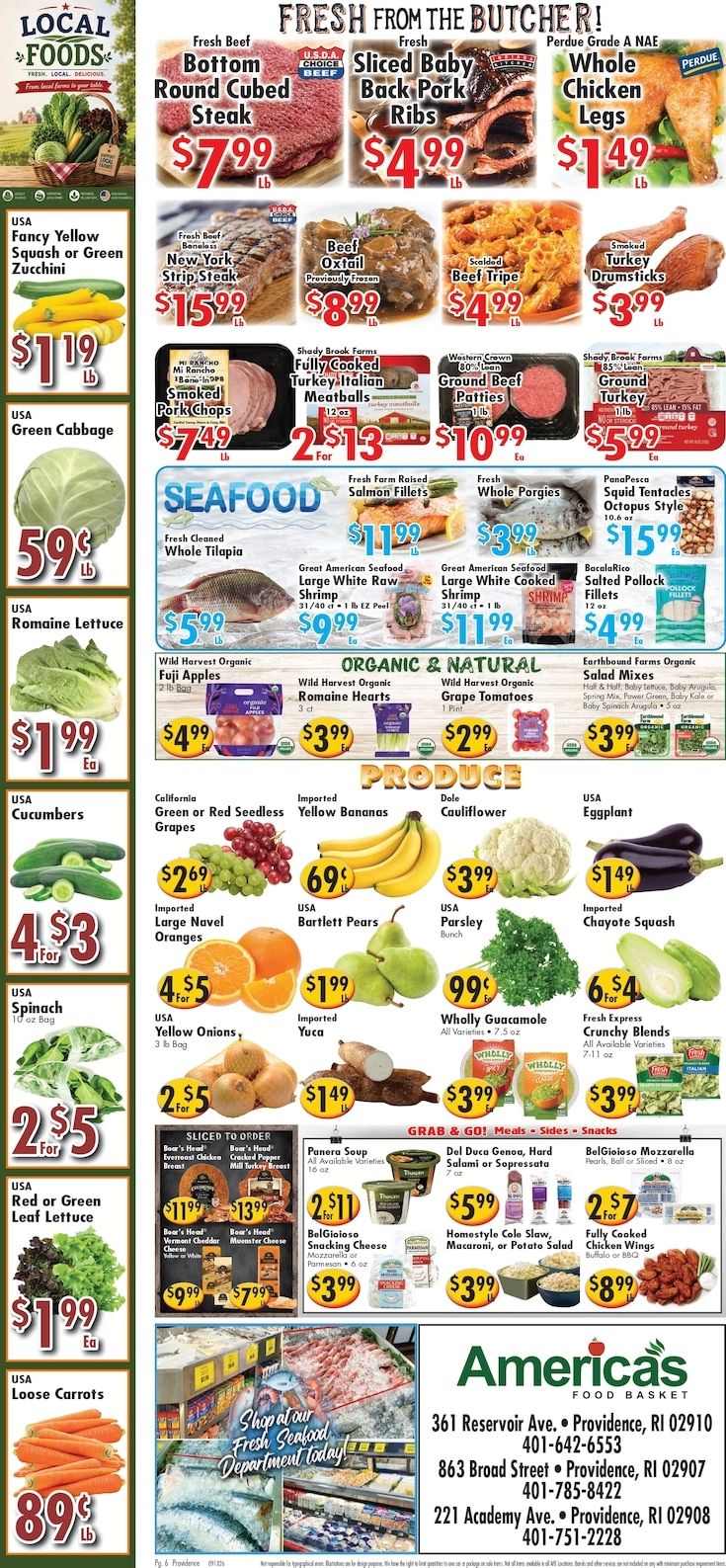 America's Food Basket (Rhode Island) Weekly Ad September 18 - 24, 2026