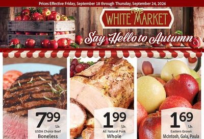 The White Market Weekly Ad September 18 - 24, 2026