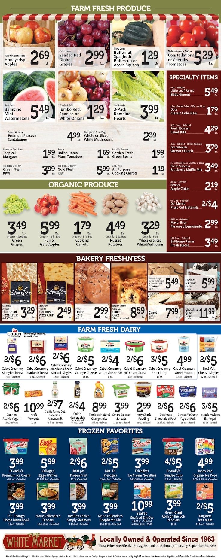 The White Market Weekly Ad September 18 - 24, 2026